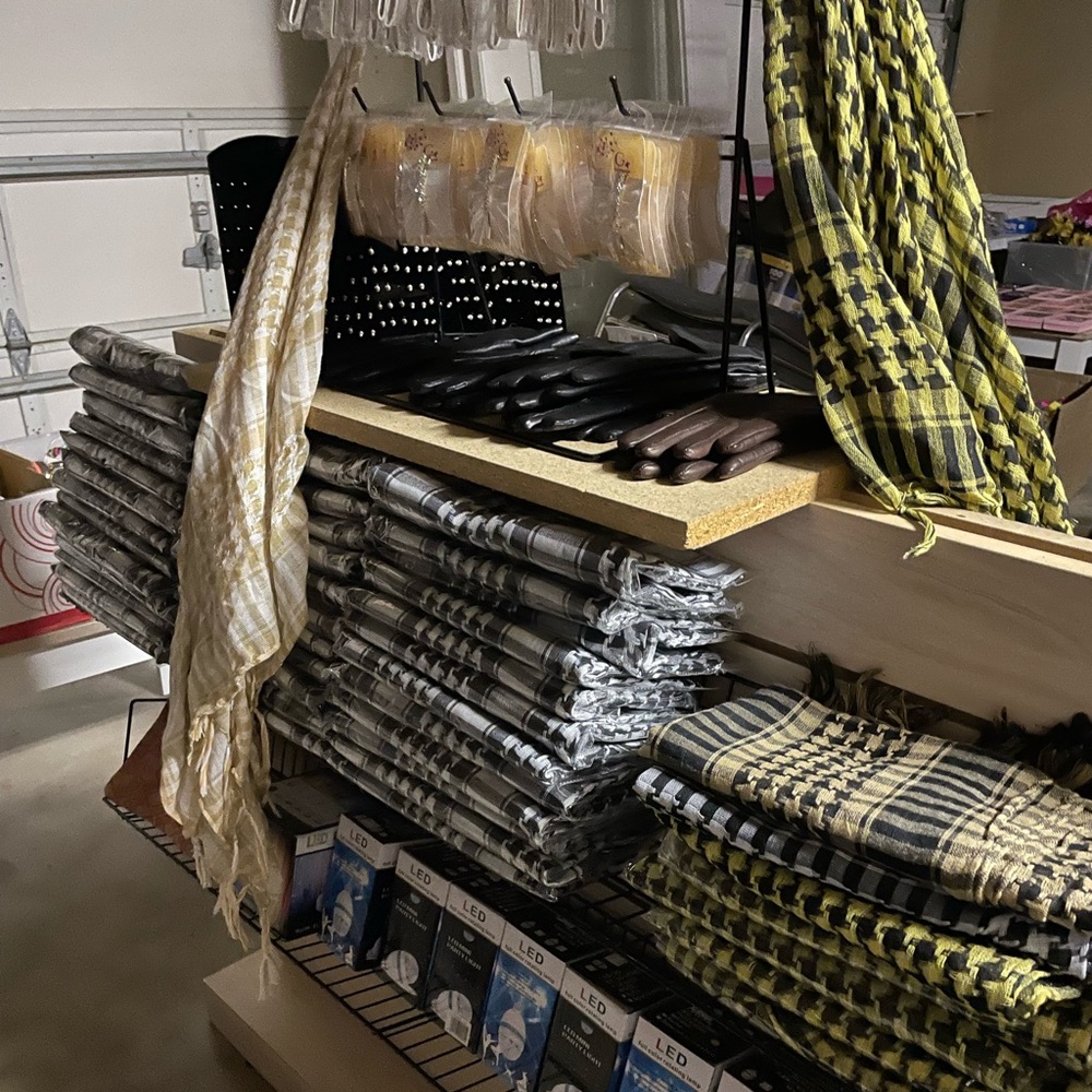 Scarves: plaid